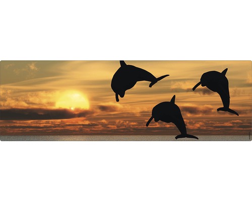Paroi arrière de salle de bains mySPOTTI aqua Coucher de soleil 140x45 cm Paroi arrière de salle de bains mySPOTTI aqua Coucher de soleil 140x45 cm