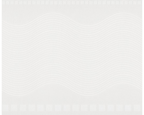 Papier peint non tissé 1846 Patent Decor blanc Store enrouleur blanc à motif ondulé