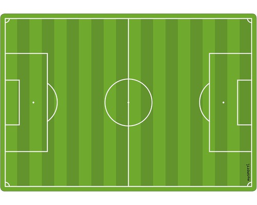 Küchenrückwand mySPOTTI pop Fussball 59x41 cm Fussballfeld mit Markierungen