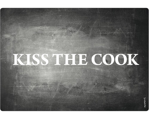 Küchenrückwand mySPOTTI pop Kiss the cook 59x41 cm