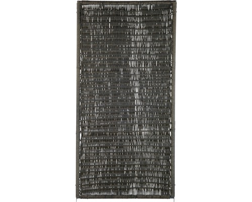 Élément de clôture Öland 180x90 cm marron Cloison décorative en matériau tressé