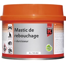 Mastic de rebouchage Auto K avec durcisseur en pot