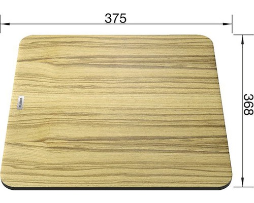 Planche à découper en frêne composite Blanco 37.5x36.7 cm 229411