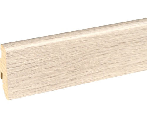 Plinthe SKANDOR chêne gris FOEI466 FU60L 19 x 58 x 2400 mm Plinthe en bois