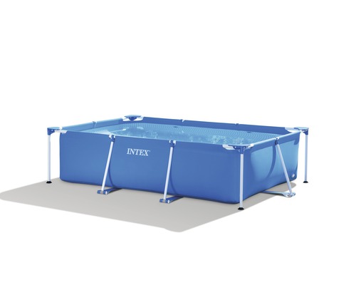 Piscine tubulaire hors sol Intex Family rectangulaire 300x200x75 cm sans accessoires bleu