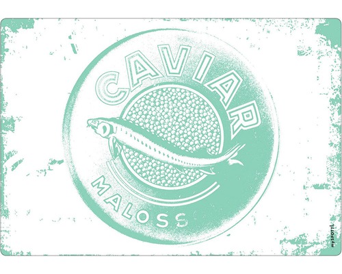 Paroi arrière de cuisine mySPOTTI Caviar aqua 59x41 cm