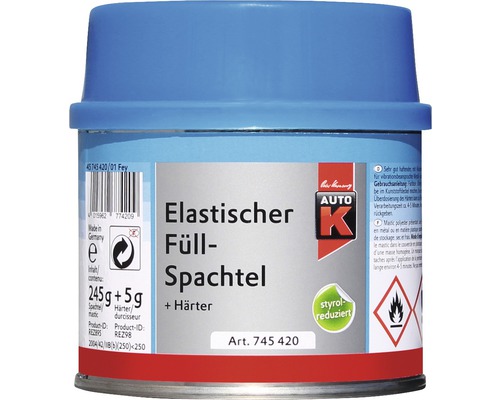 Auto-K Elastischer Füllspachtel 250 g Auto K elastischer Füllspachtel mit Härter in Dose