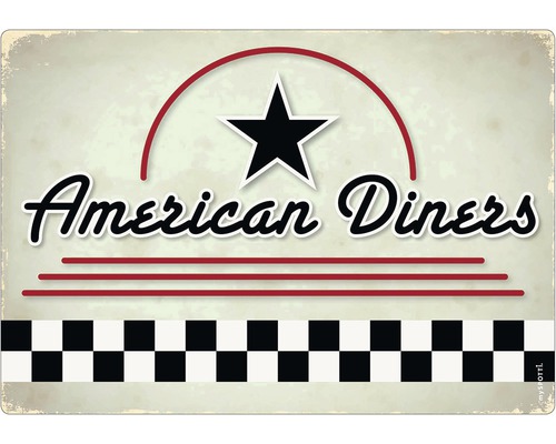 Paroi arrière de cuisine mySPOTTI American Dinner 59x41 cm Motif American Diners