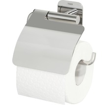 Toilettenpapierhalter Colar mit Deckel edelstahl poliert-thumb-1