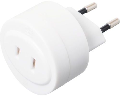 Adaptateur de voyage T11 USA - Euro max. 6.3 A, 2 pôles blanc