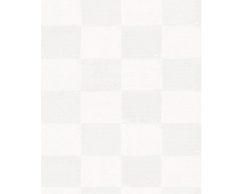 Papier peint non tissé 9125 Patent Decor Laser blanc Papier peint carré à motif de damier