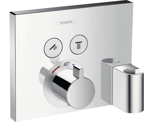 Unterputz Thermostat Dusche Badewannenarmatur Duscharmatur Küchenarmatur Waschtischarmatur hansgrohe Shower Select chrom 15765000