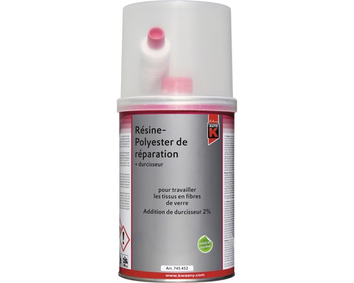 Résine polyester de réparation Auto-K 1000 g