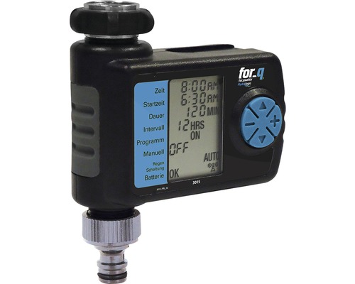Bewässerungscomputer for_q, programmierbar für automatische Bewässerung mit mobilen Regnern, Tropfsystemen (MicroDrip) oder Sprinklersystemen-0