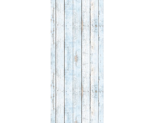 Panneaux en bois avec patine bleue pour la conception des murs et des plafonds