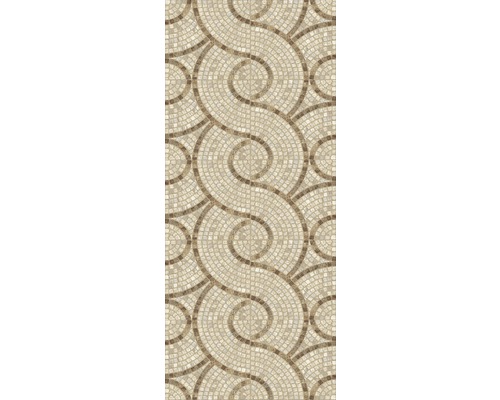 Carreau de mosaïque avec motif sinueux pour mur et sol