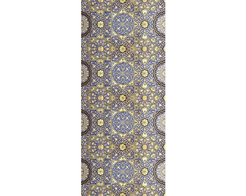 Motif décoratif avec des éléments floraux et géométriques pour la décoration murale