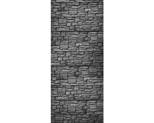 Mur de pierre avec motif irrégulier en pierres naturelles