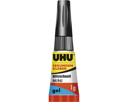 UHU Sekundenkleber Mini Gel, 1 Gramm
