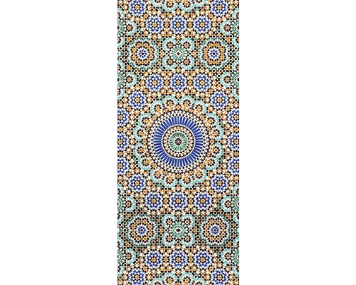 Dekorative Mosaikfliese mit geometrischen Mustern