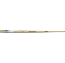 Pinceau plat avec manche en bois