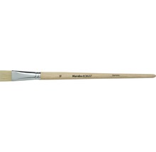 Pinceau plat avec manche en bois, taille 16
