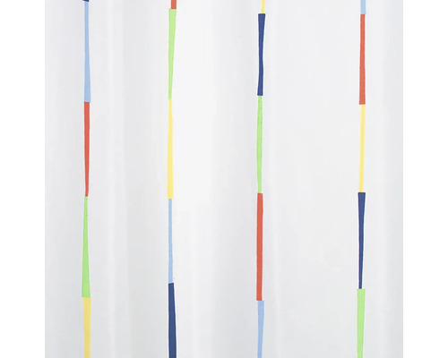 Rideau de douche à rayures