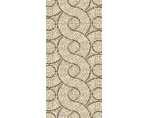 Carreau de mosaïque avec motif sinueux