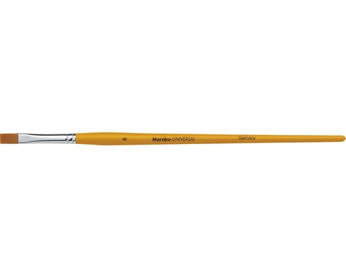 Pinceau Plat Marabu Robust – Taille 14, Soies De Porc, Manche Bois, Pour Peinture Acrylique, Huile, Loisirs Créatifs - 4