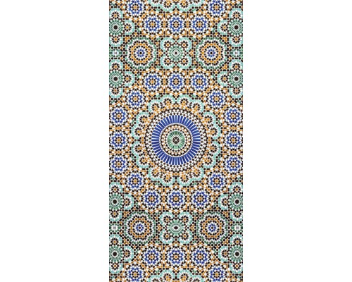 Marokkanisches Mosaikmuster mit geometrischen Formen