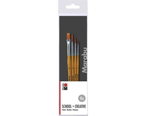 Marabu Künstlerpinselset School & Creativ 4-teilig Marabu Künstlerpinselset School & Creativ 4-teilig