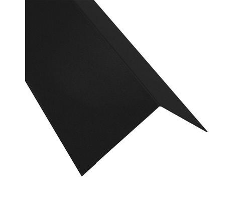 Pente de gouttière pour plaque ondulée métal S18 Big Stone PRECIT noir foncé RAL 9005 PRECIT 1000x65x83 mm Pente de gouttière pour plaque ondulée métal S18 Big Stone PRECIT noir foncé RAL 9005 PRECIT 1000x65x83 mm