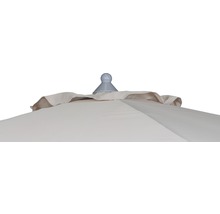 Vue détaillée d''un pavillon de jardin avec toit en tissu