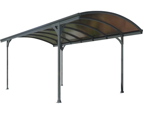 Carport indépendant avec toit en polycarbonate