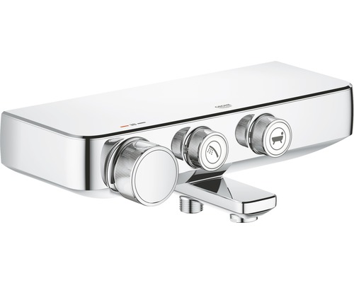 Robinet thermostatique apparent pour baignoire et douche avec le logo Grohe