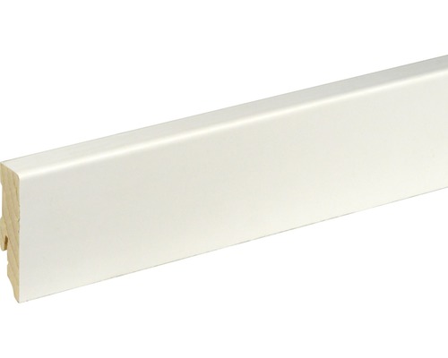 Plinthe SF253L blanc plaxé 16x58x2500 mm