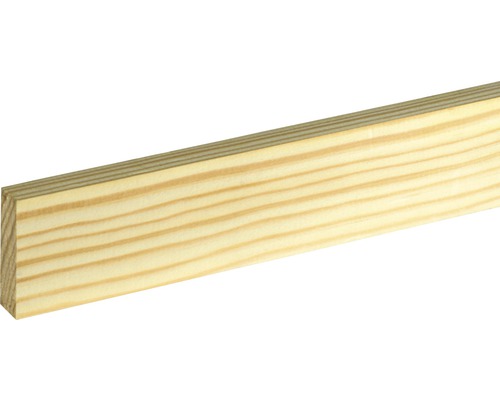 Baguette rectangulaire pin brut 13.5x47x900 mm Baguette en bois