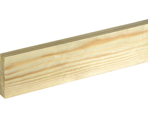 Baguette rectangulaire pin brut 13.5x60x900 mm