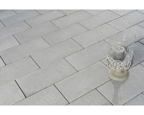 Pavé rectangulaire FLAIRSTONE New York quartz avec mica 40x20x8 cm