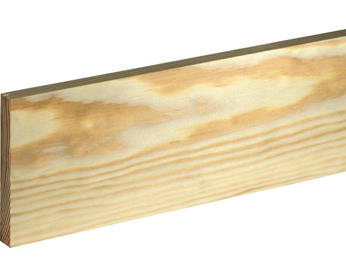 Baguette rectangulaire épicéa/pin brut 13x96x1000 mm