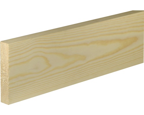 Baguette rectangulaire épicéa/pin brut 19x96x1000 mm