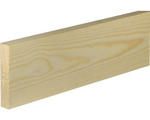 Baguette rectangulaire épicéa/pin brut 19x96x1000 mm Planche en bois