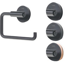 Distributeur de papier toilette de forme carrée avec différentes finitions de couleur