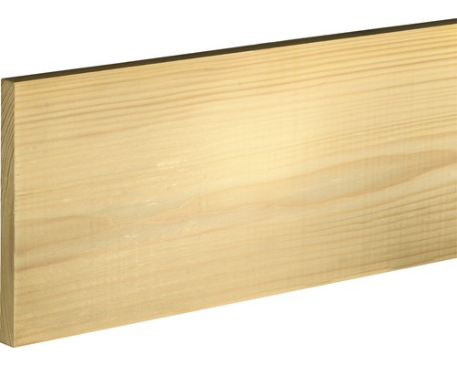 Baguette rectangulaire épicéa/pin brut 19x200x1000 mm