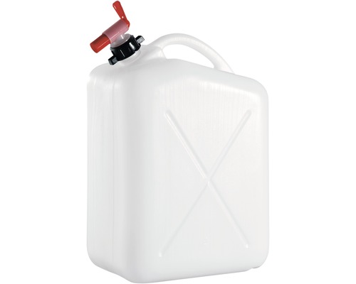 Bidon en plastique, 20 litres, avec robinet