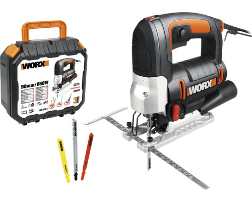 Worx Pendelhub-Stichsäge 650W WX478.1 inklusive Koffer und Zubehör