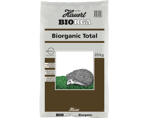 Hauert BIORGA Biorganic Total Rasendünger, 20 Kilogramm