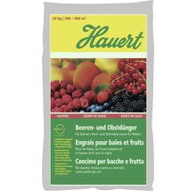 Engrais fruits rouges et fruits Hauert, 20 kg, pour 200 à 400 mètres carrés