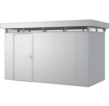 Gartenschrank aus Metall mit Tür und Oberlicht