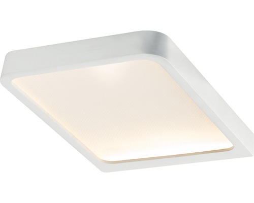 Kit de 2 lampes LED de meuble à monter en saillie Vane carrées blanc/mat avec ampoule 2x450 lm 2700 K blanc chaud 105x140 mm